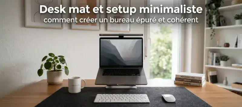 Deskmat and minimalist setup: how to build a clean, coherent desk