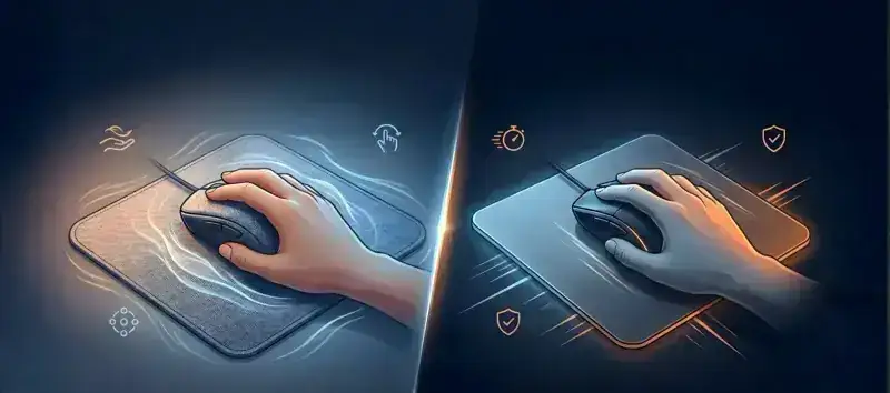 Cloth vs Hard Pad: Which Material for Your Mouse?