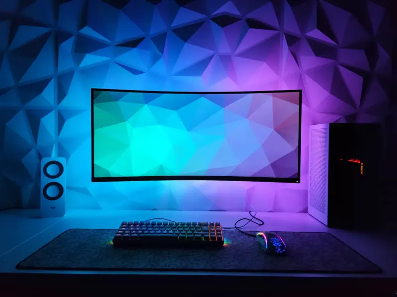 gaming LED light-up mouse pad - cover