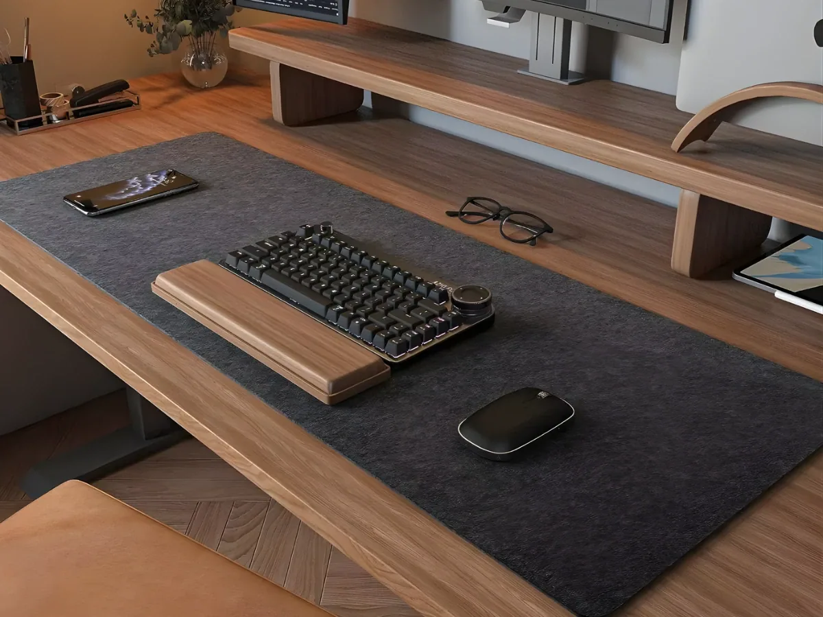 en feutre de laine Mouse Pad - 4
