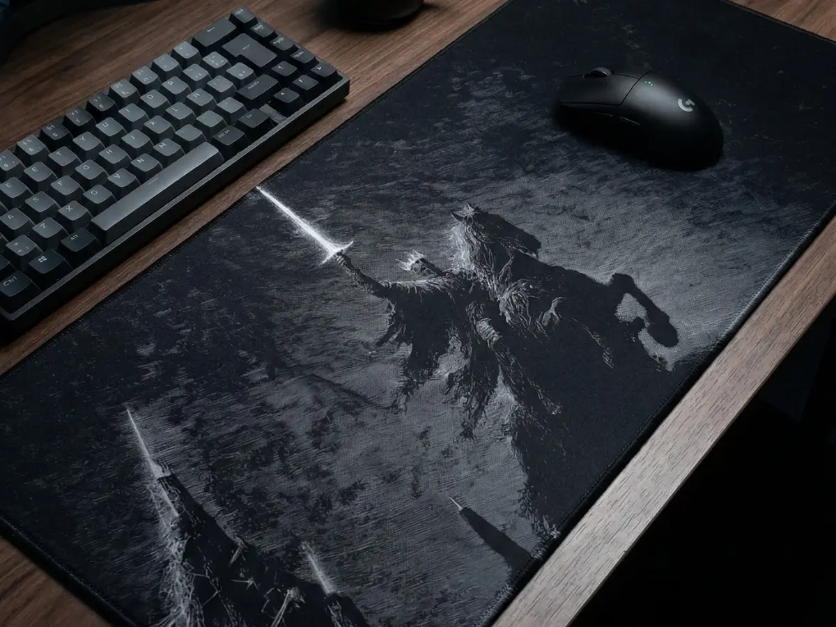 Tapis de souris gaming caoutchouc antidérapant précision