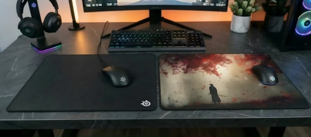 Illustration gaming BuddyPad – tapis de souris design original