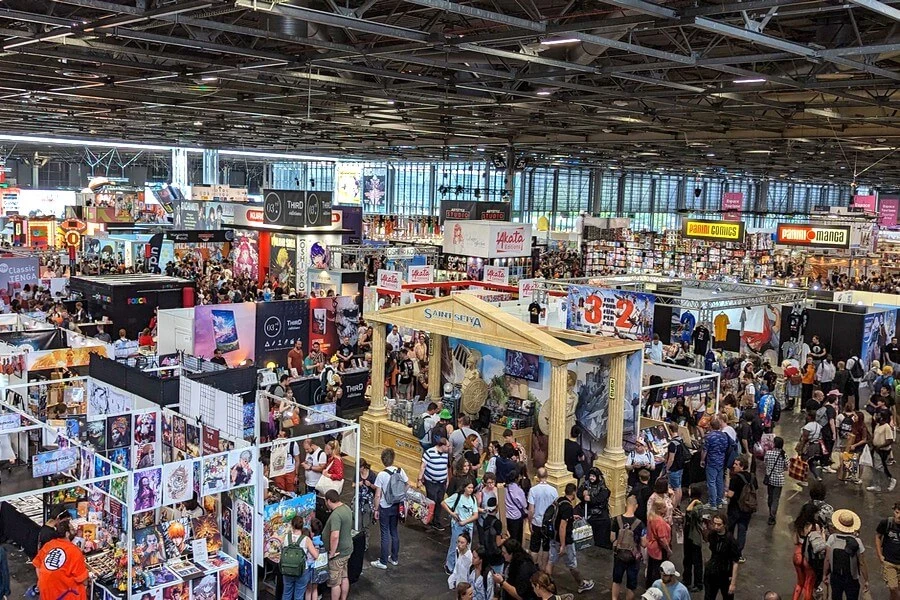 la japan expo vue de haut